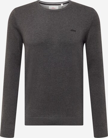 s.Oliver Sweater in Grey: front