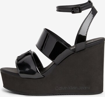 Calvin Klein Jeans Sandal i svart: framsida