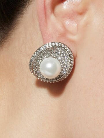 Boucles d'oreilles 'Noros' Luxenter en blanc
