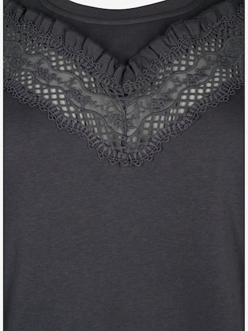 Sweat-shirt 'CASARA' Zizzi en gris