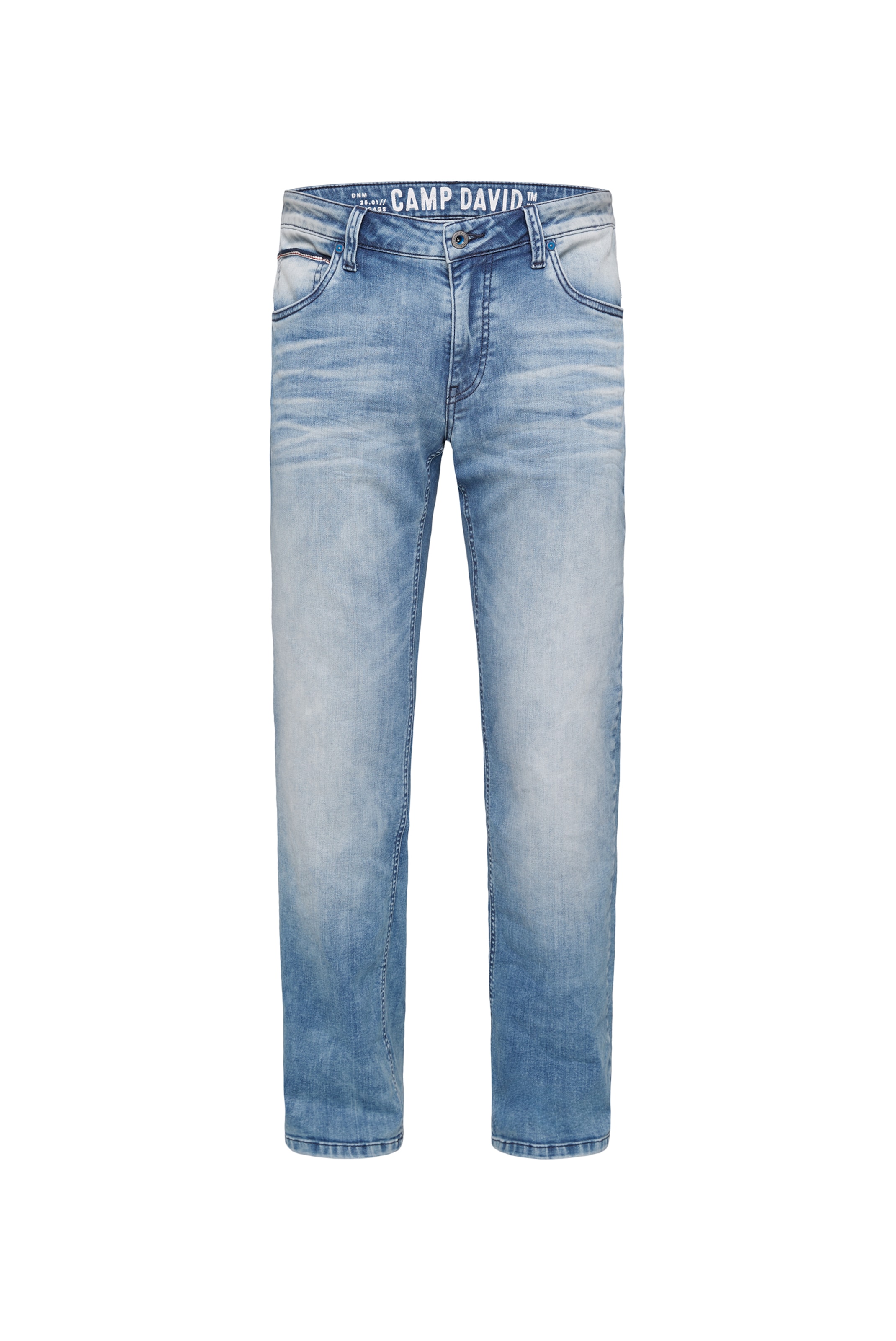 CAMP DAVID Regular Jeans 'CO:NO' in Blue: front