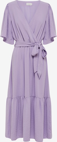 Tussah Dress 'ZURI' in Purple: front