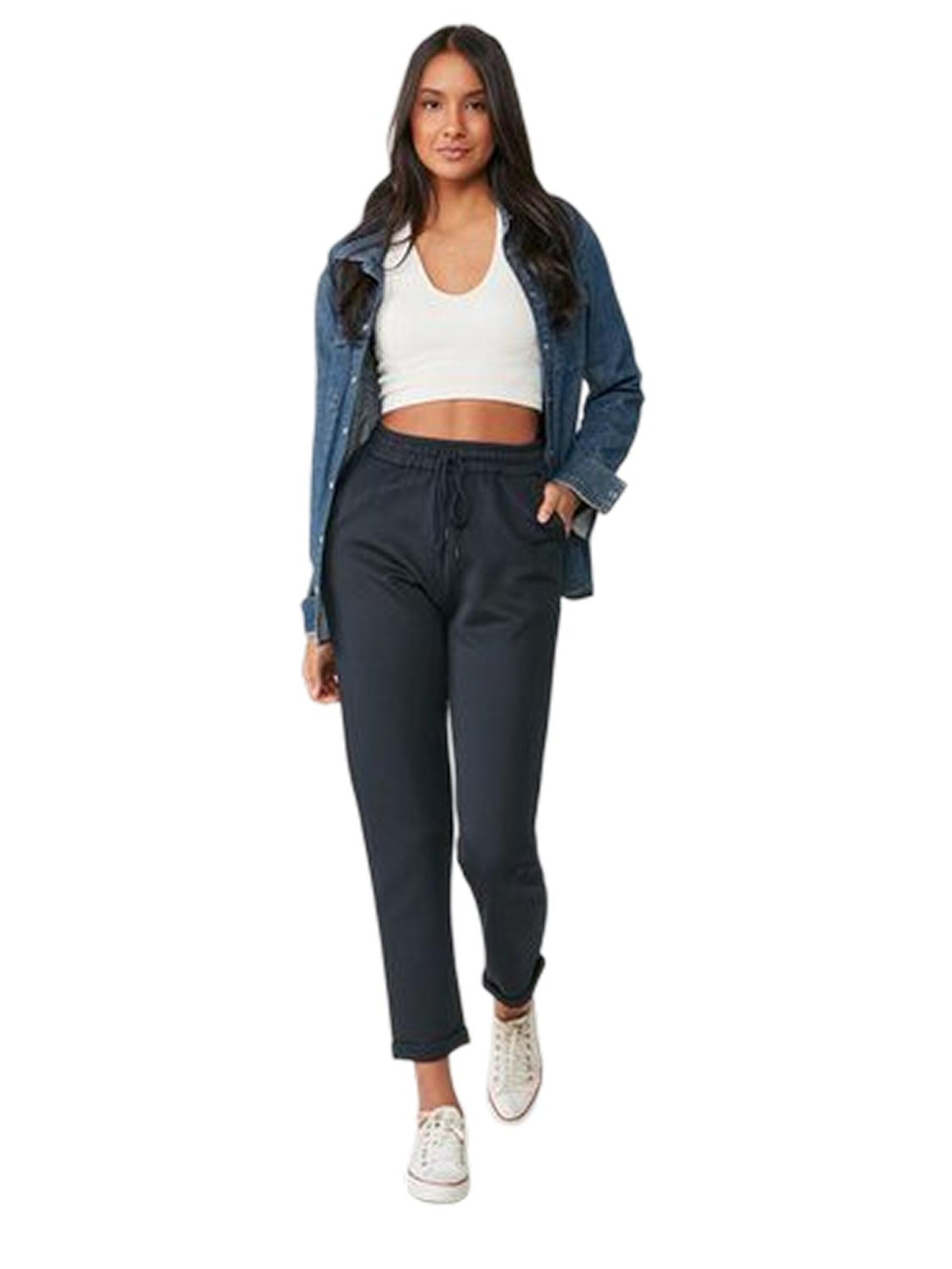 C&City Broek in Blauw: voorkant