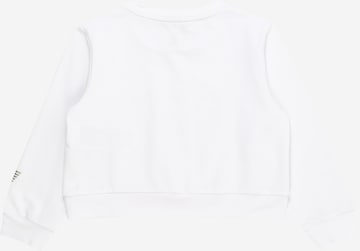 EA7 Emporio ArmaniSweater majica 'FELPA' - bijela boja