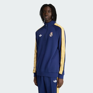 ADIDAS PERFORMANCE Athletic Sweatshirt 'Real Madrid' in Blue: front