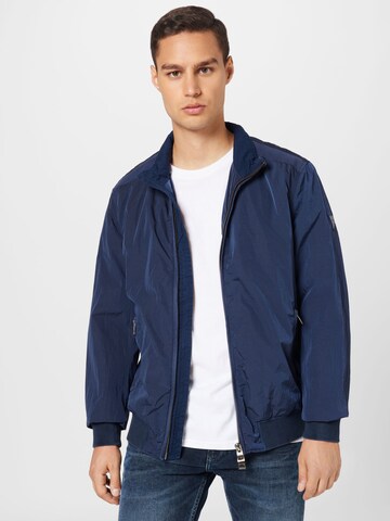 Veste mi-saison GUESS en bleu : devant