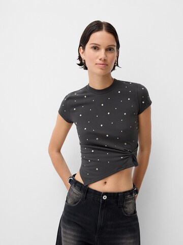 Bershka T-shirt i grå: framsida