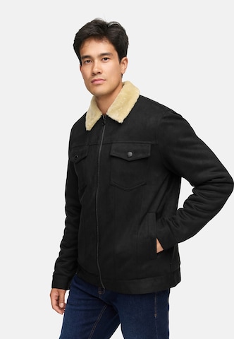 INDICODE JEANS Tussenjas 'INWoodleys' in Zwart