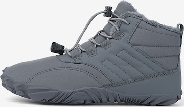 DOTALES Schnürstiefel 'DOTALES - TrekStep Barfußschuhe' in Grau: Vorderseite