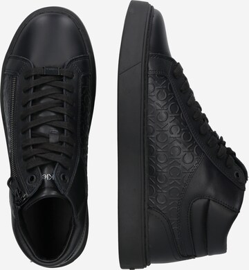 Calvin Klein High-Top Sneakers in Black