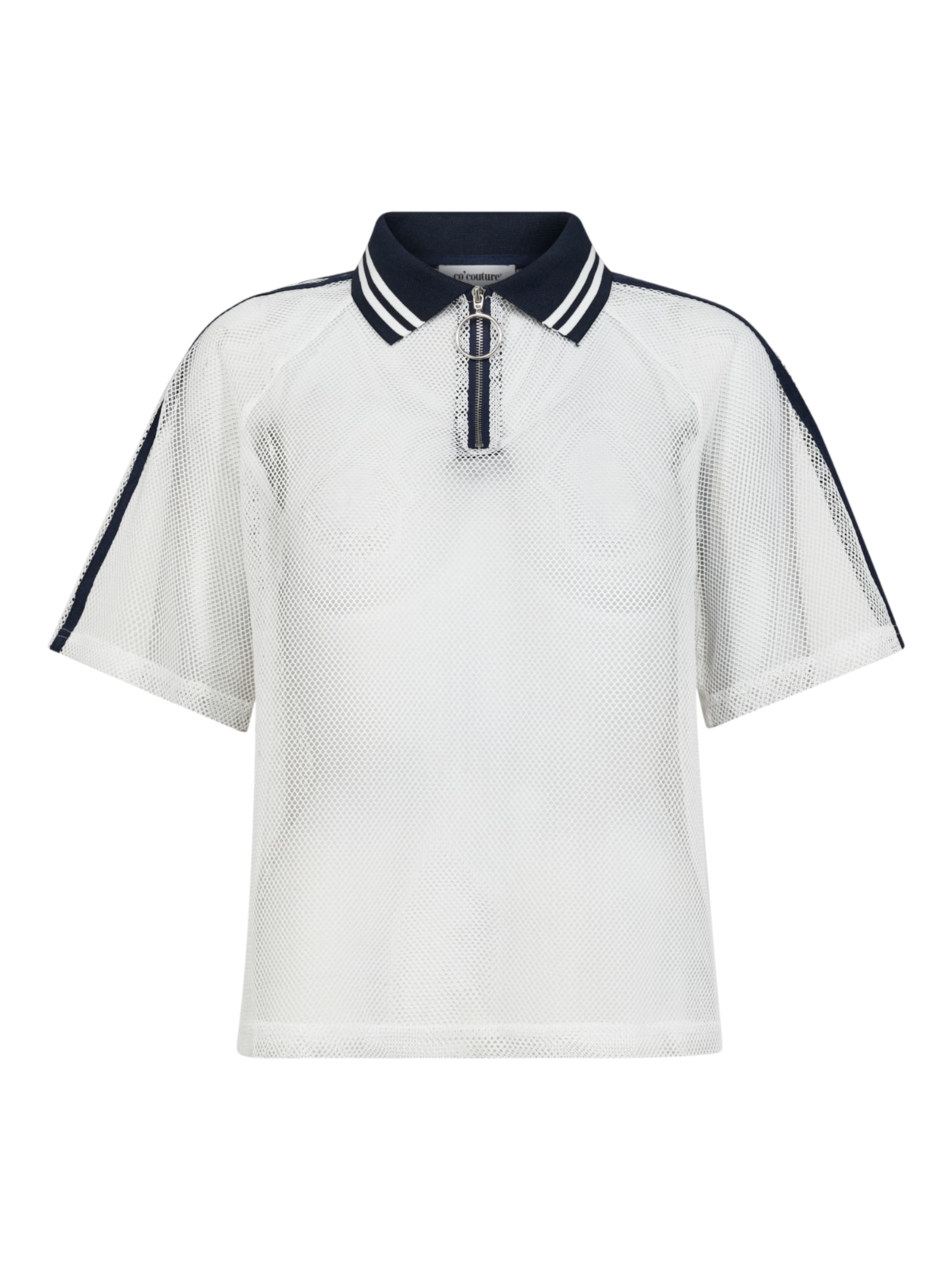 Maglietta di co'couture in bianco: frontale