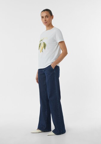 COMMA T-shirt i vit