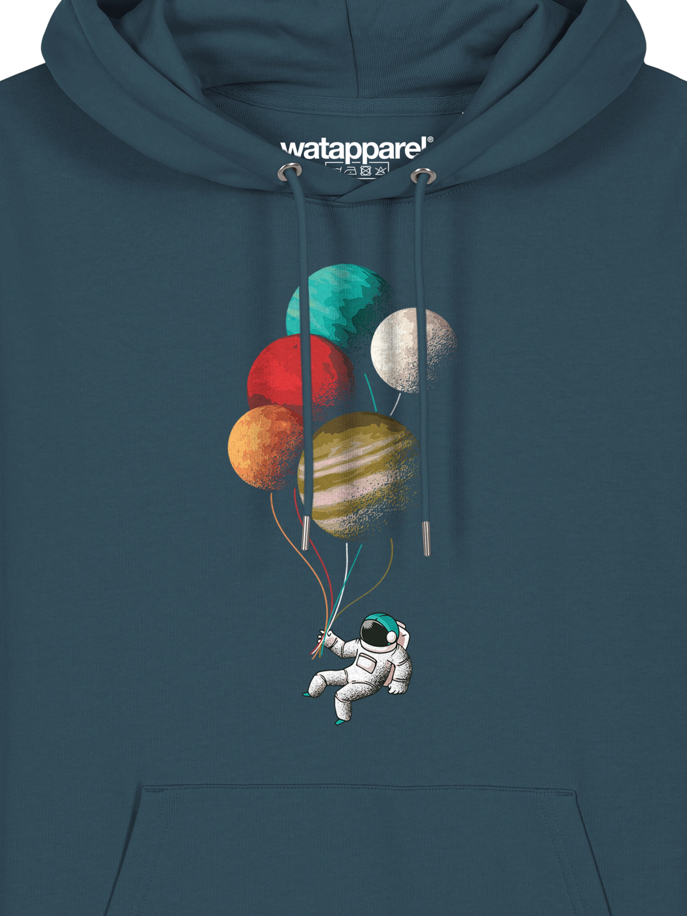 Sweat-shirt ' Balloon Spaceman ' Watapparel en bleu