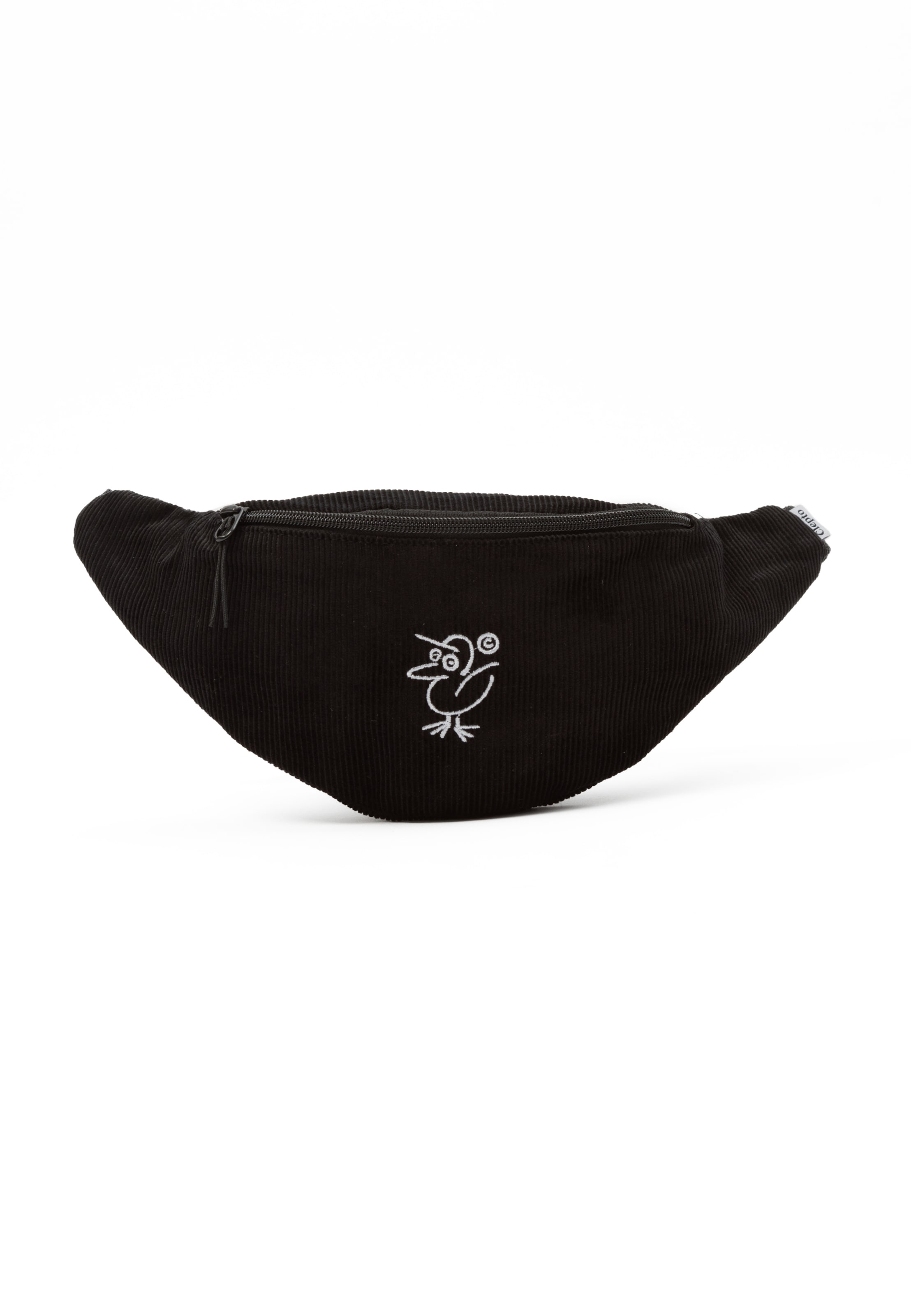 Cleptomanicx Gürteltasche in Schwarz: Vorderseite