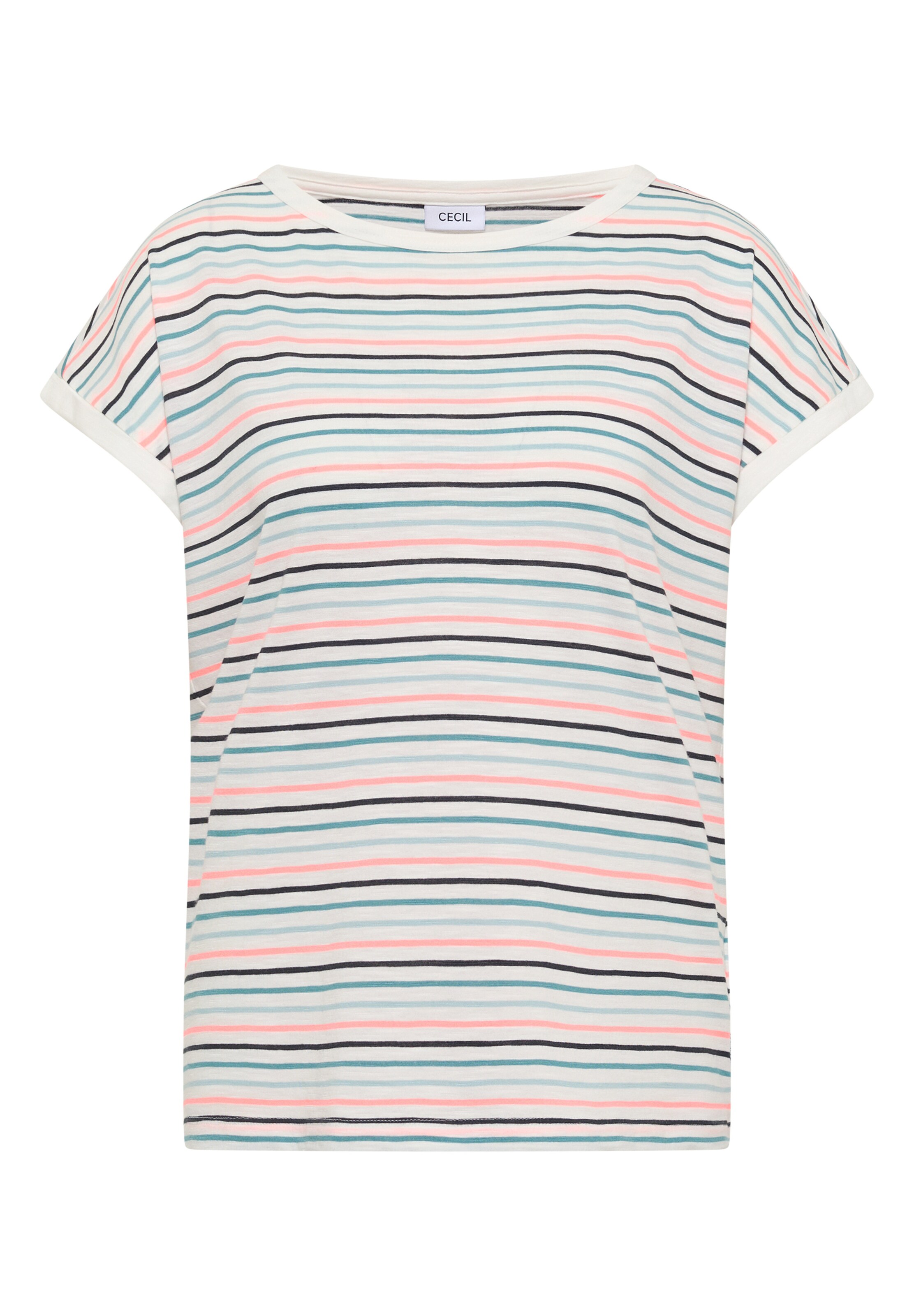 CECIL T-Shirt in Weiß: Vorderseite