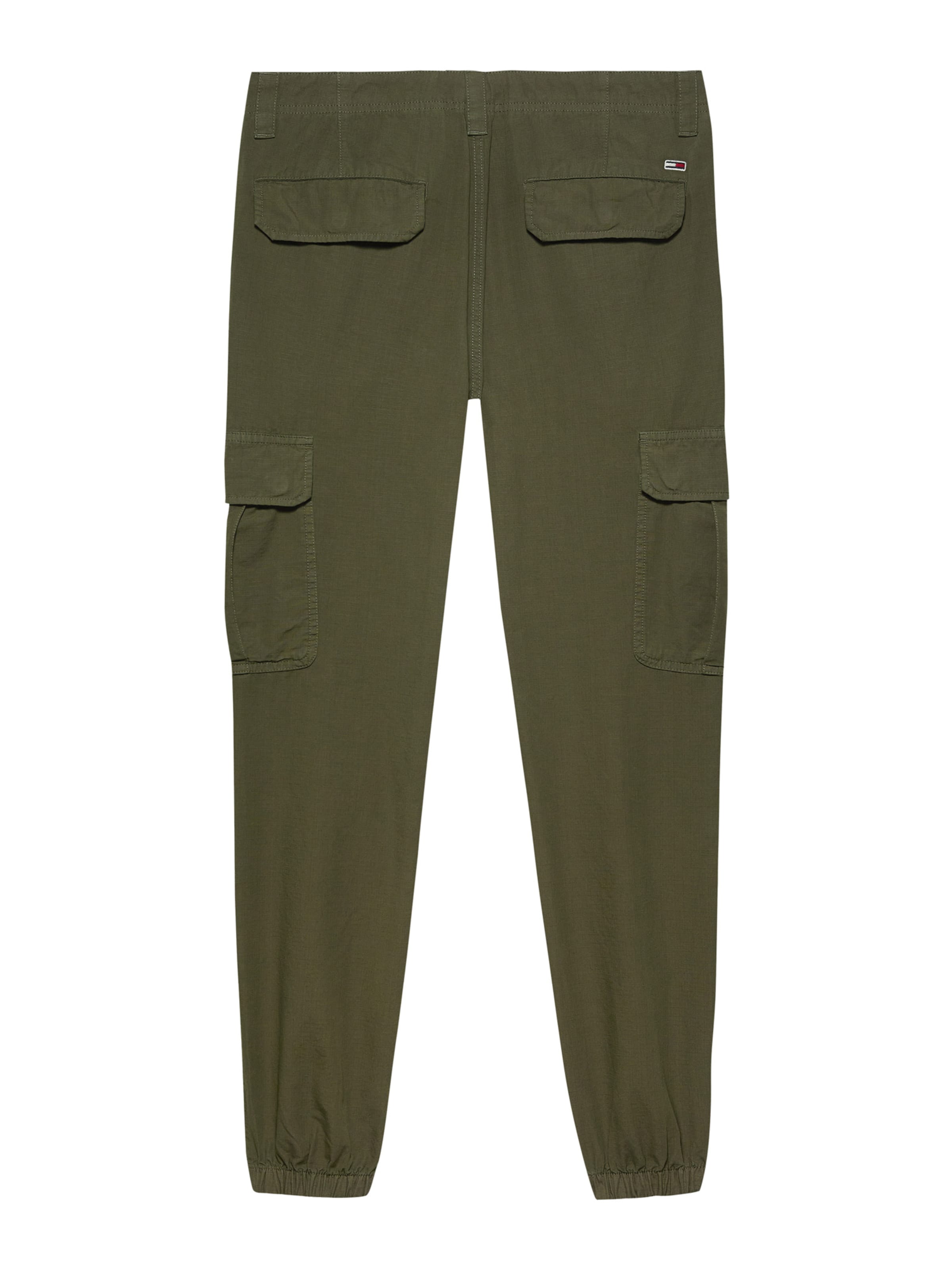 Tommy Jeans Конический (Tapered) Брюки-карго 'RYAN' в Зеленый: сзади