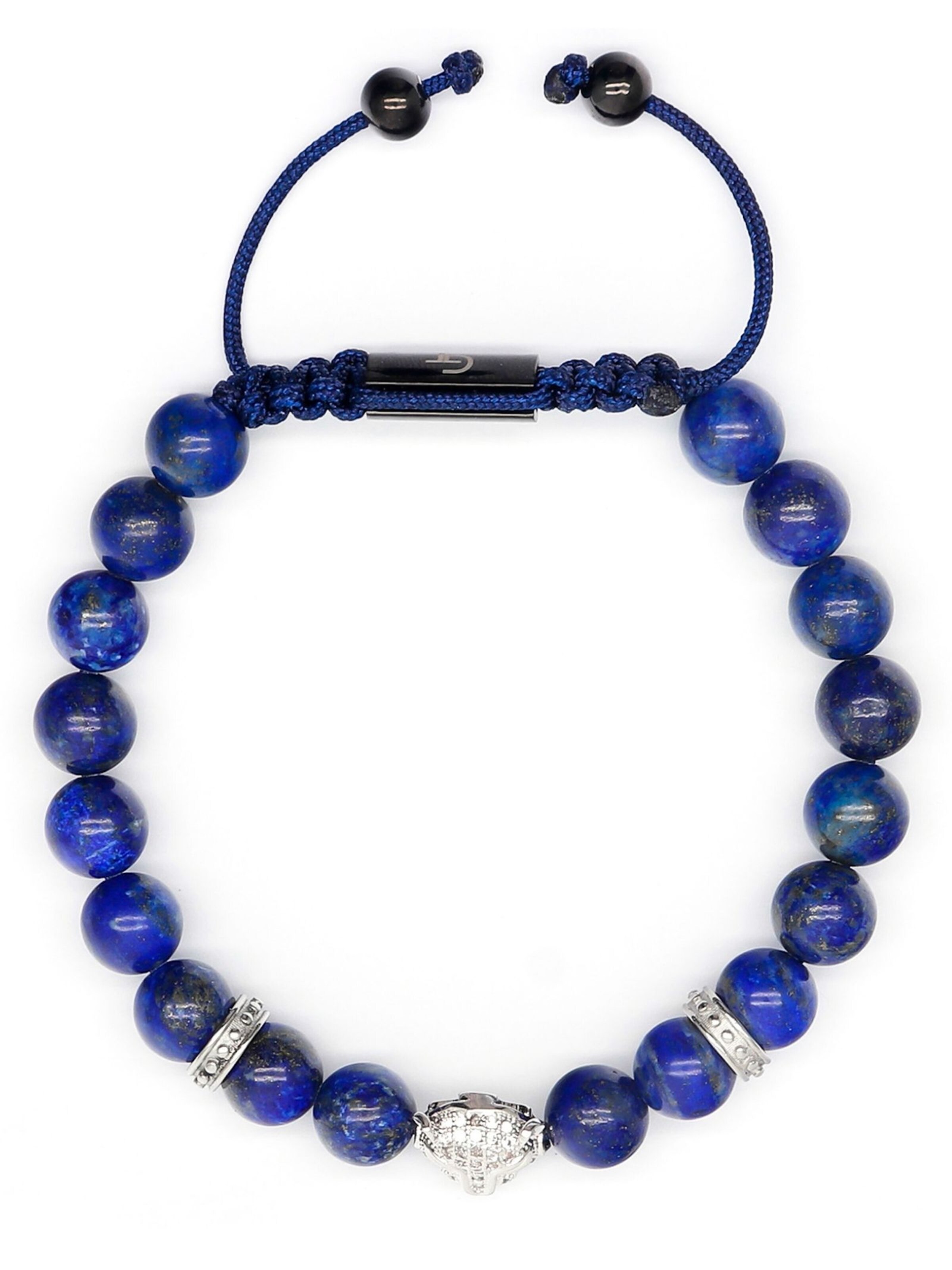 GT Collection Bracelet 'Leopard Head' in Blue