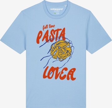 T-Shirt 'Pasta Lover' Watapparel en bleu : devant