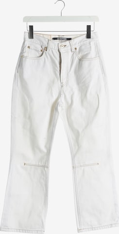 Jacquemus Jeans 27 in Weiß: Vorderseite