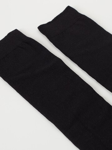 CALZEDONIA Knee High Socks in Black: front