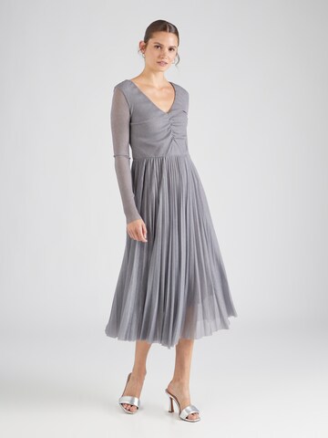 BOSS Cocktail Dress 'Erlissi' in Grey: front