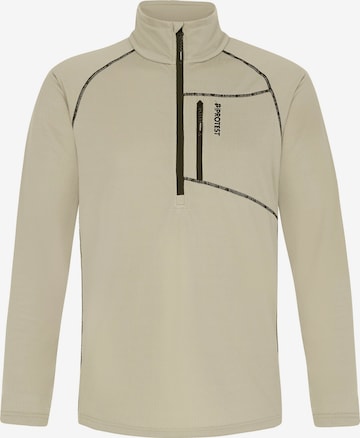 PROTEST Sportsweatshirt 'PRTRekody' in Braun: Vorderseite