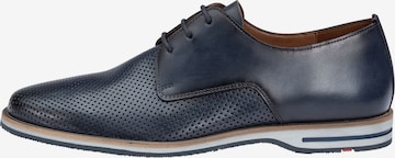 Chaussure à lacets LLOYD en bleu : devant
