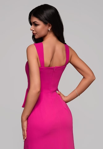 Ombre Evening dress in Pink