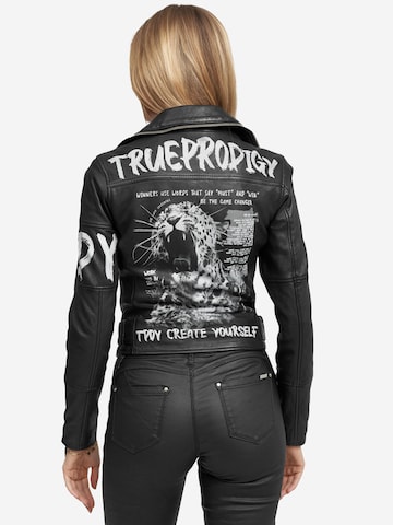 trueprodigy Lederjacke ' Laila ' in Schwarz