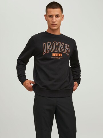 Sweat-shirt 'Thomas' JACK & JONES en noir : devant