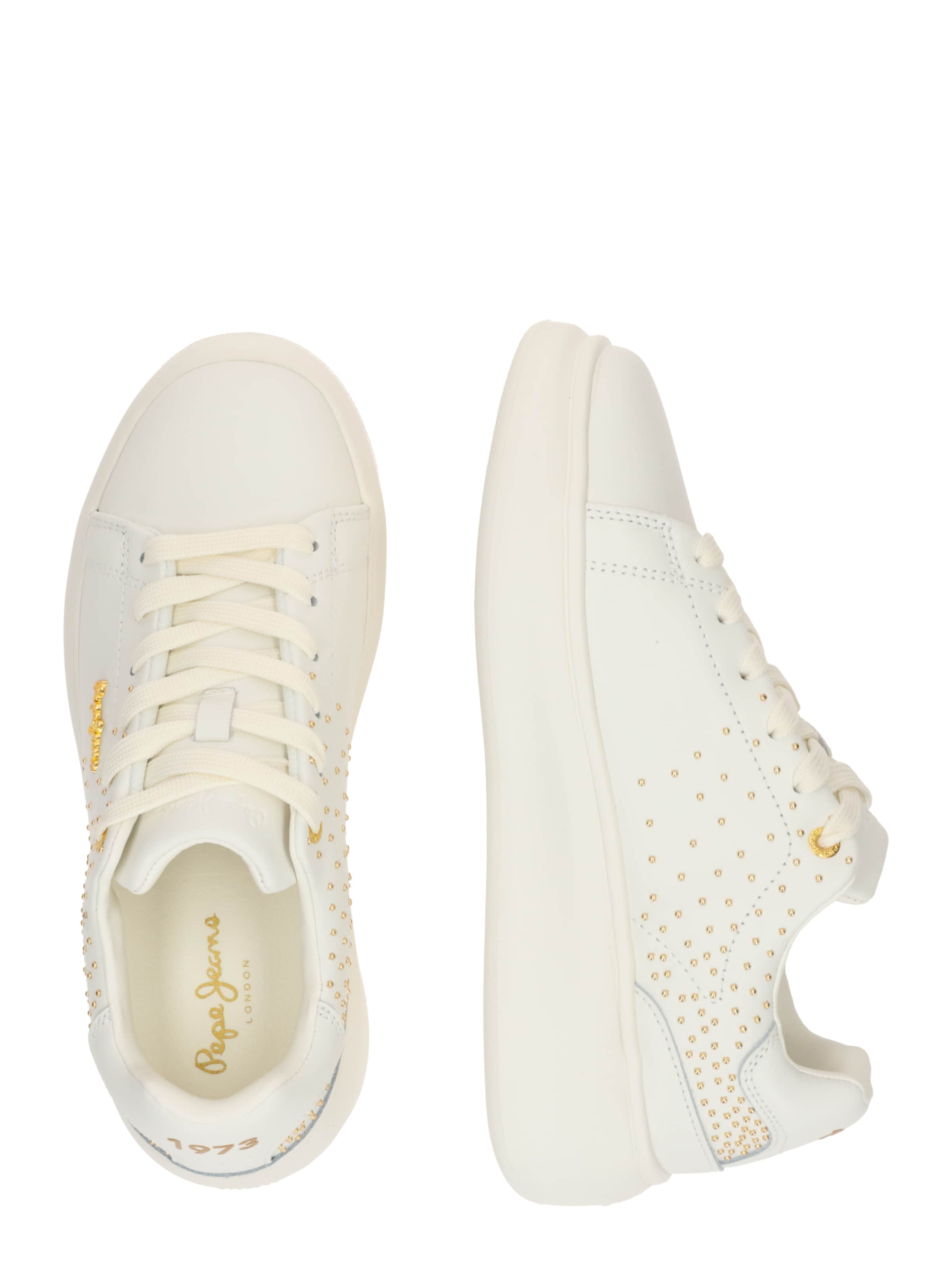 Pepe Jeans Matalavartiset tennarit 'YARA SWEET' värissä valkoinen