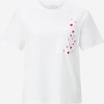 Tricou de la Rich & Royal pe alb: față