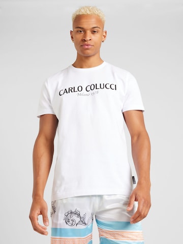Carlo Colucci Shirt 'Di Comun' in White: front