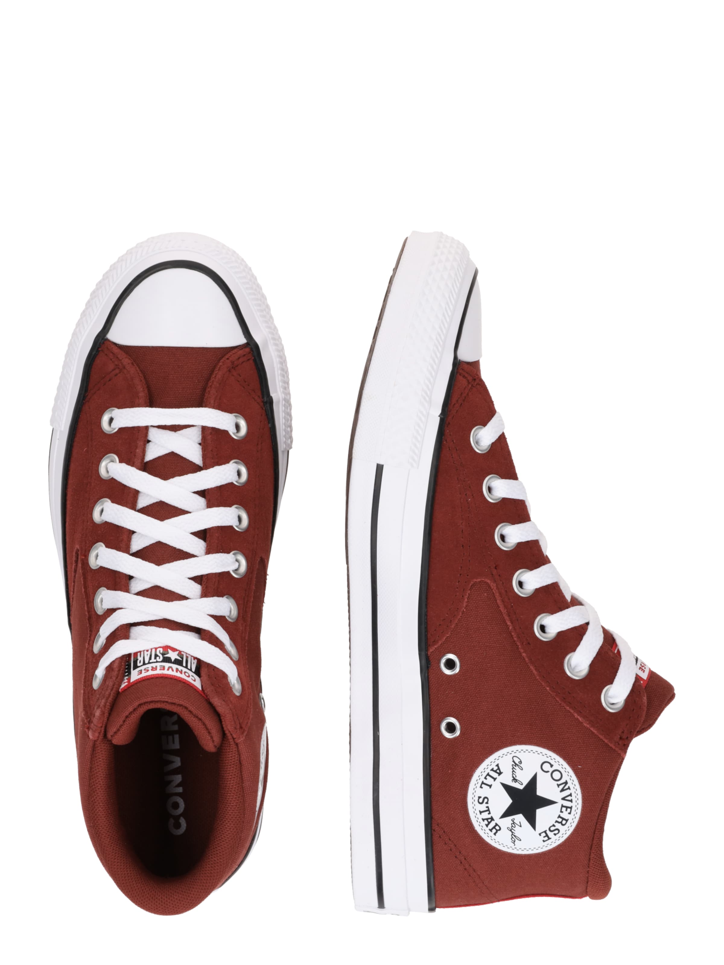 CONVERSE Кроссовки на платформе 'CTAS MALDEN STREET' в Красный
