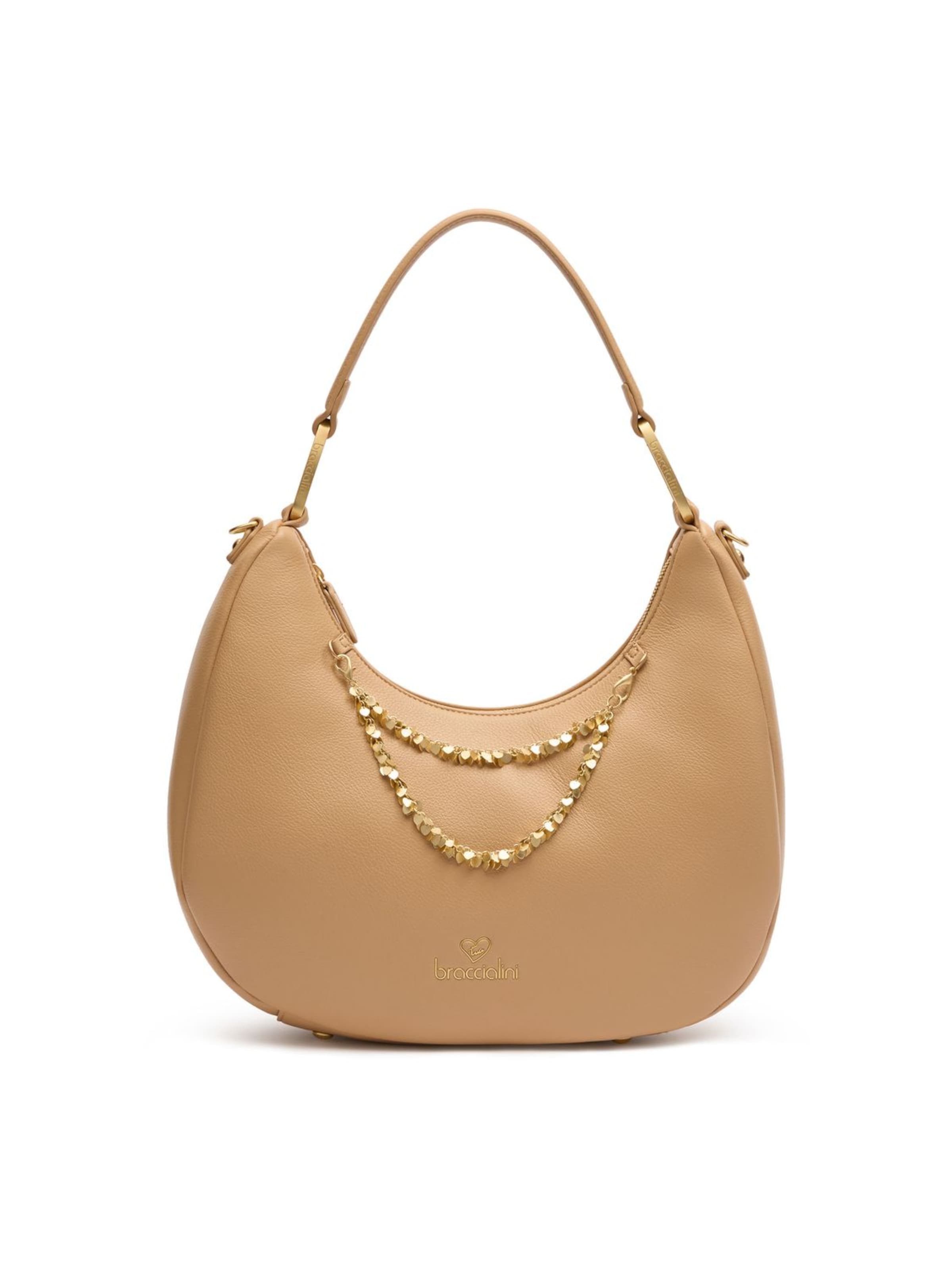 Braccialini Schultertasche 'Amy'‌‌‌‌‌ in Beige: Vorderseite