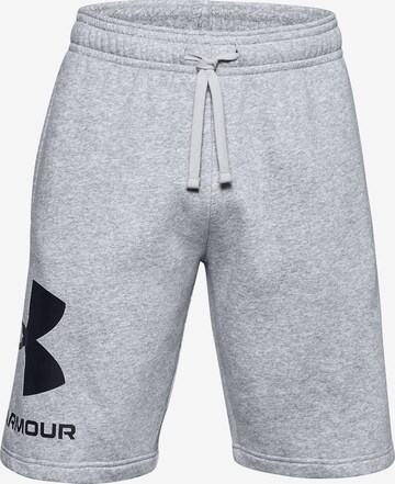 UNDER ARMOUR Sports trousers 'Rival' in Grey: front