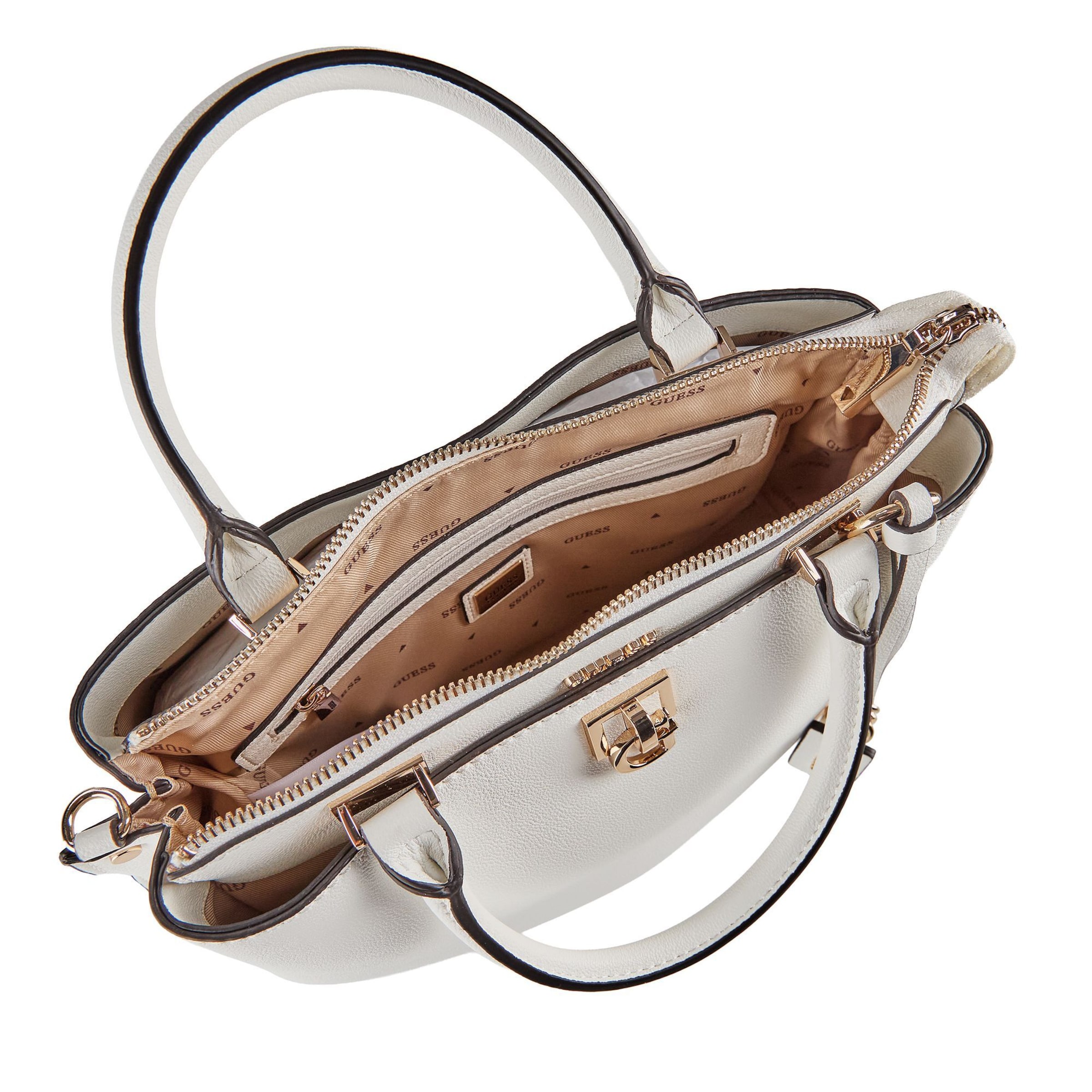 Borsa a mano 'Bianca' di GUESS in bianco