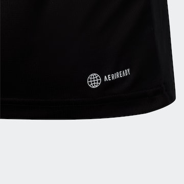 ADIDAS PERFORMANCE - Camisa funcionais 'Essentials Aeroready -Fit Logo' em preto