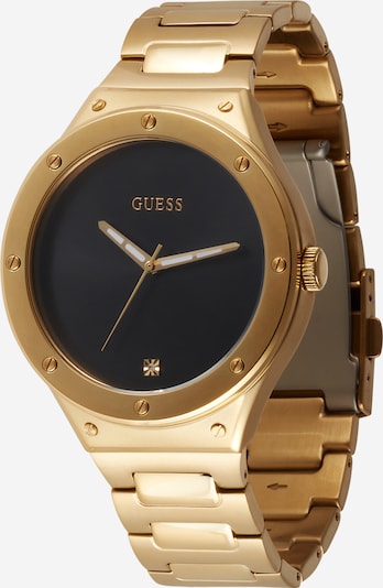 GUESS Relógios analógicos em ouro / preto, Vista do produto