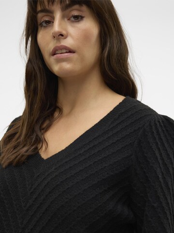 Vero Moda Curve Pullover 'STINNA' i sort
