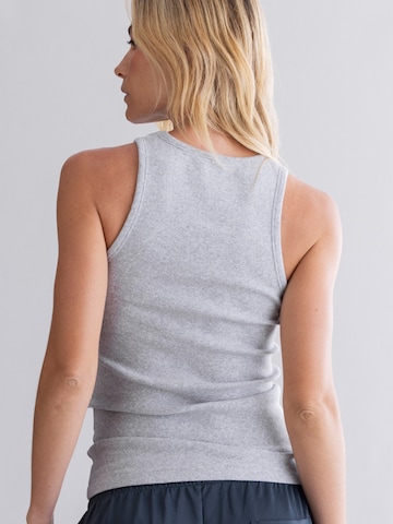 Haut 'Rib Tank' Hey Honey en gris