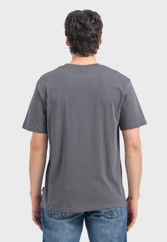 Oldskull Shirt 'Plain Basic' in Grijs