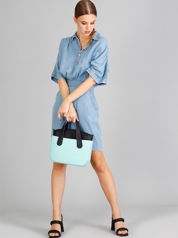 CAFè NOIR Pouch in Blue: front