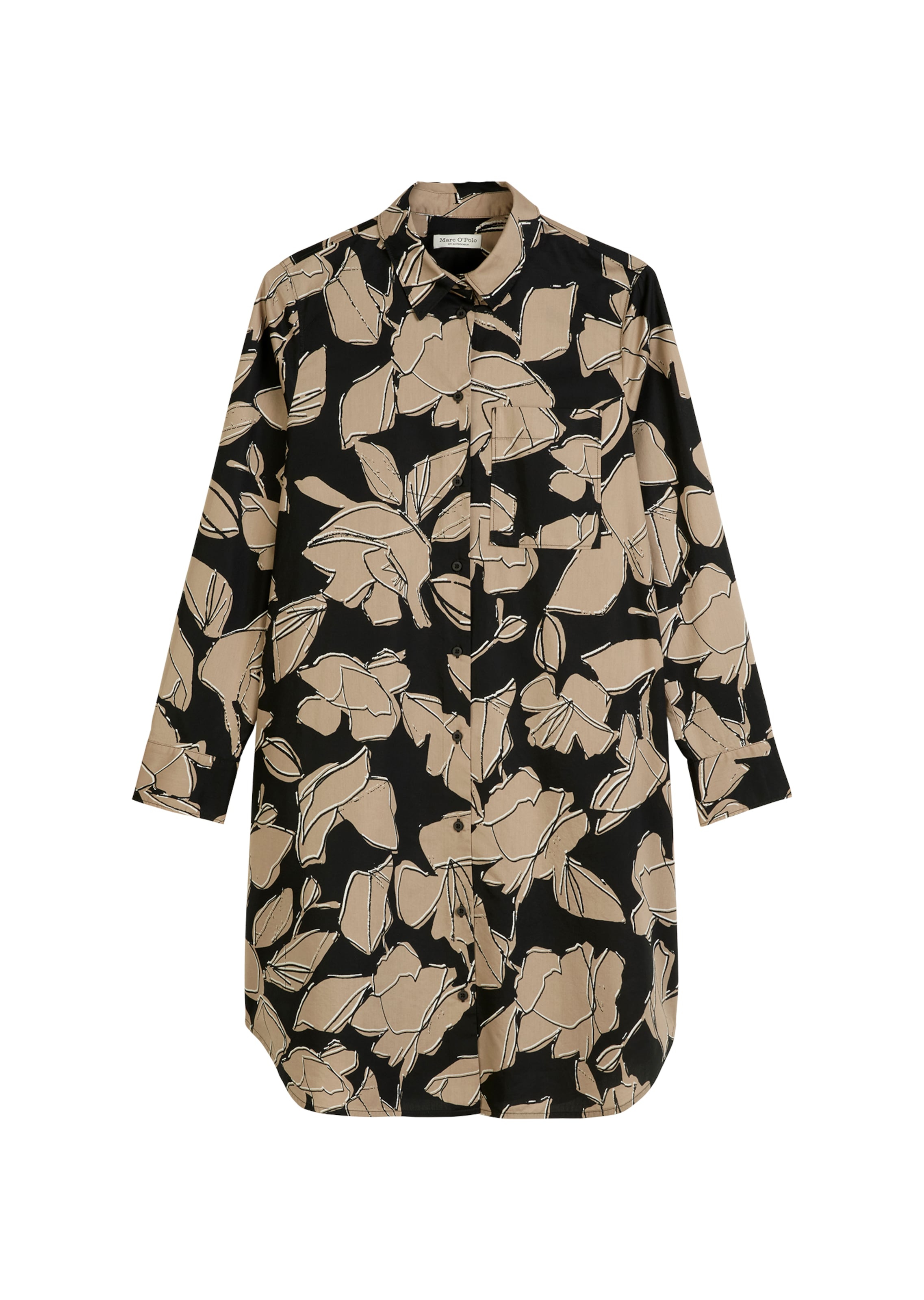 melns Marc O'Polo Blūžkleita: no priekšpuses