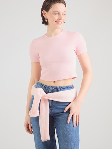 T-shirt 'ONLBETTY' ONLY en rose : devant