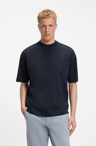 BOSS Shirt ' Tile ' in Blue: front