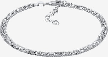 ELLI Armband 'Layer' in Silber: Vorderseite