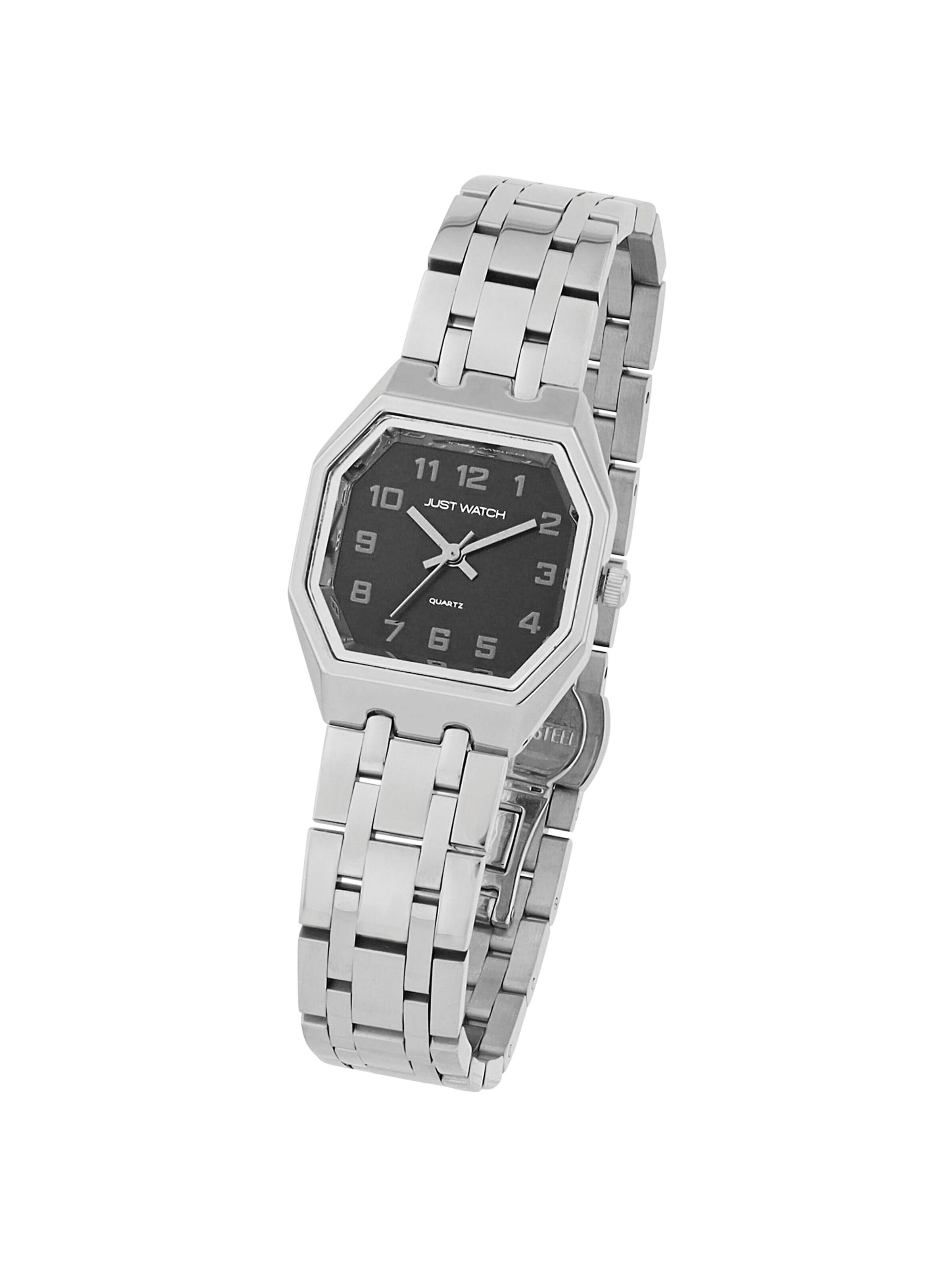Just Watch Analoguhr 'Antagion, 3 ATM'‌‌‌‌ in Silber: Vorderseite