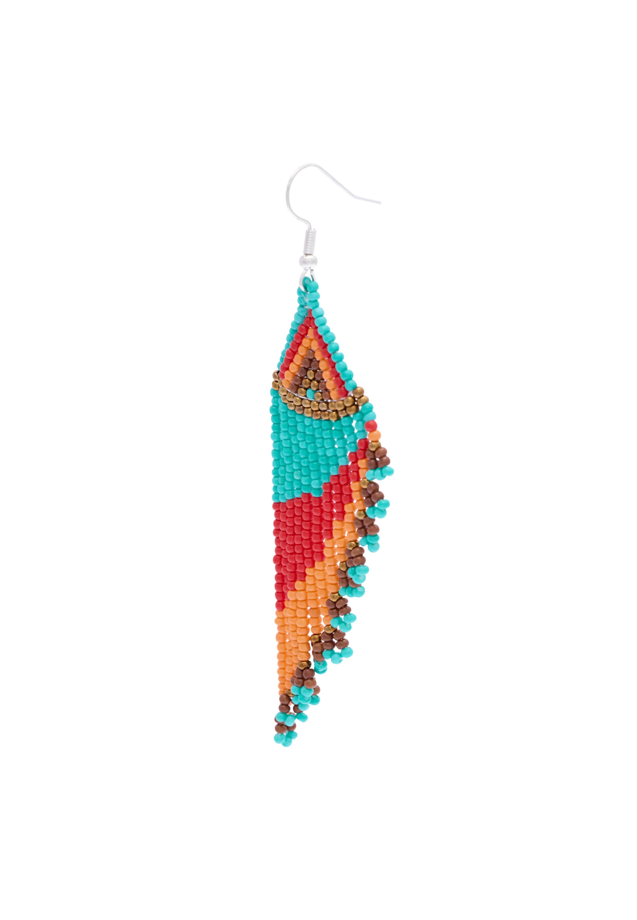 Boucles d'oreilles usha FESTIVAL en mélange de couleurs