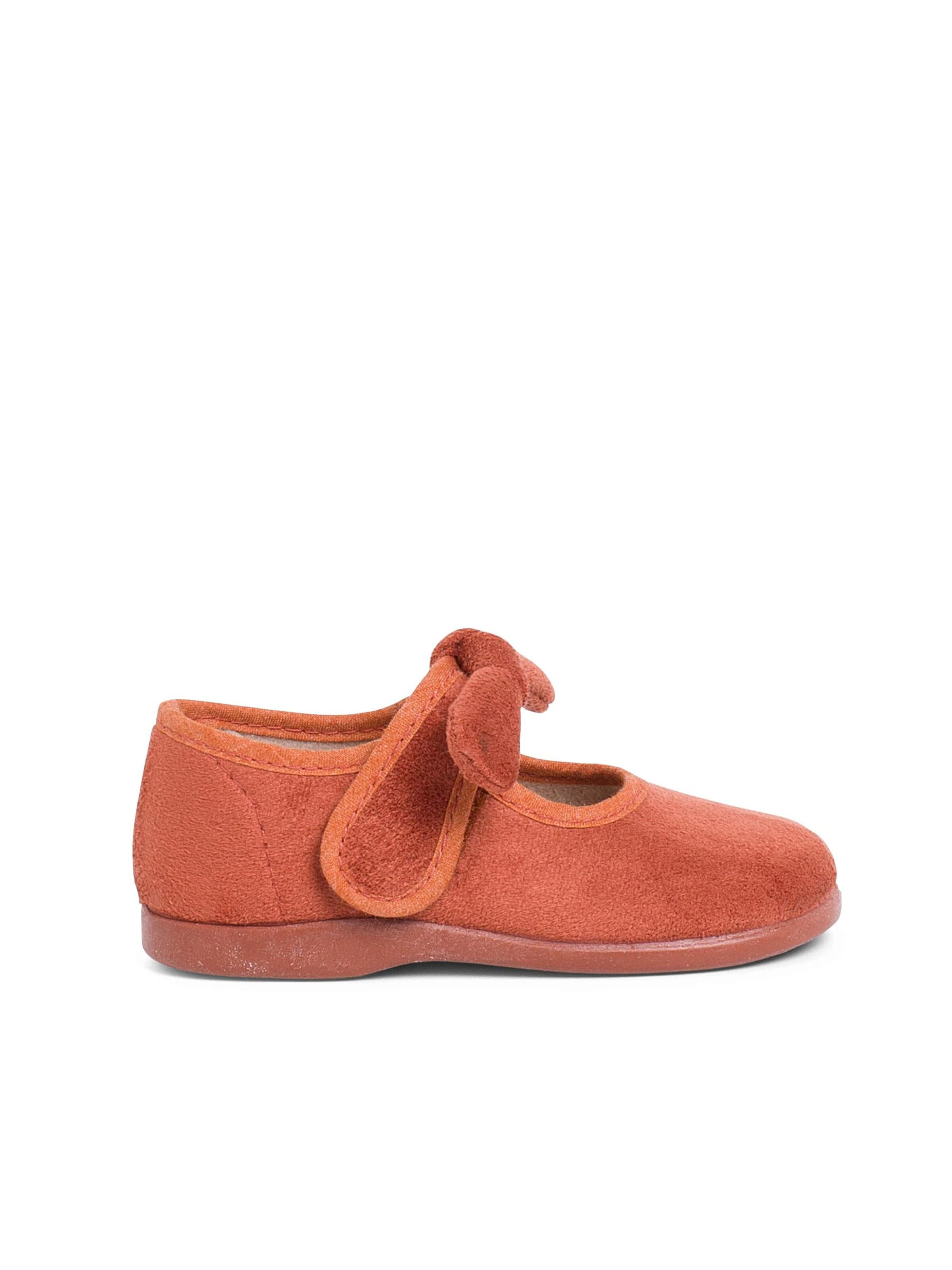 Pisamonas - Sapato baixo em laranja